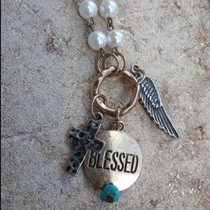 Blessed charm necklace